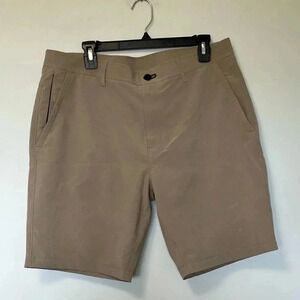 public rec beige  shorts 34